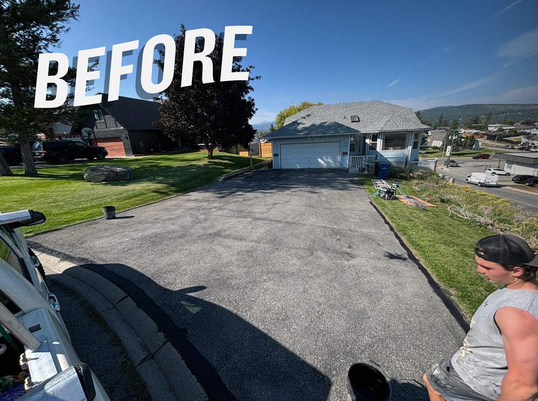 Driveway sealing After